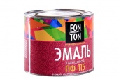 Краска Fon Ton ПФ-115 эмаль белая глянцевая 1,8кг