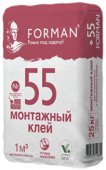 Клей цементный для газобетона FORMAN 55 25 кг