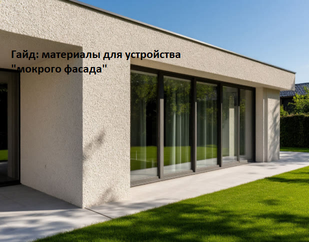 Список материалов и инструментов для устройства "мокрого фасада"