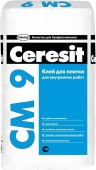 Плиточный клей Ceresit СM9 для внутренних работ 25кг