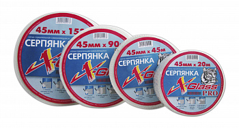 Лента (серпянка) стеклотканевая самоклеющаяся X-Glass 150мм*20м