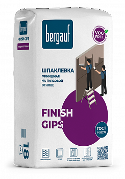 Шпаклевка финишная  Bergauf Finish Gips18кг (56шт/п)
