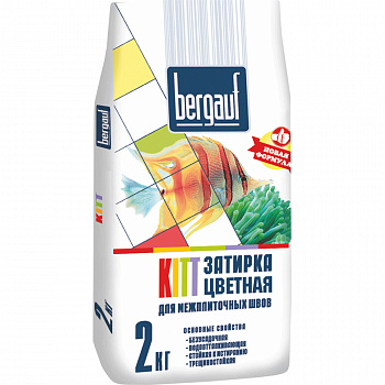 Bergauf KITT затирка белая 2кг (10шт/кор)