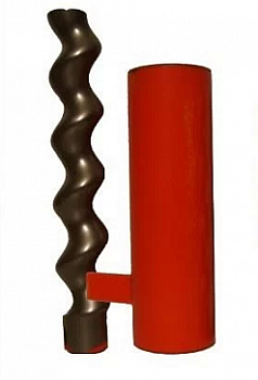 Шнековая пара D8-2 RAL3000-red 