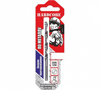 Сверло по мет. 7,0*109мм с шаговой заточкой Hardcore Step Cutter 140070