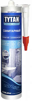 Герметик силиконовый санитарный Tytan Euro-Line прозрачный 280мл 93660