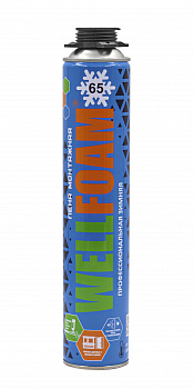 Пена профессиональная Wellfoam Pro 65 1000мл зимняя 69-9-303