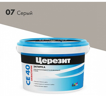 ЦЕРЕЗИТ СЕ40 №07 затирка серая 2кг