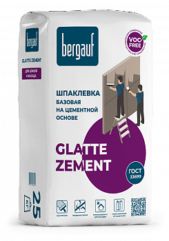 Шпаклевка базовая Bergauf Glatte Zement 25кг (48шт/п)