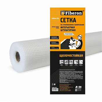 Сетка малярн. 5х5 Fiberon (1*50м) (6шт)  60гр/м2