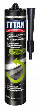 Герметик битумный кровельный каучуковый черный Tytan Professional 310мл 99963