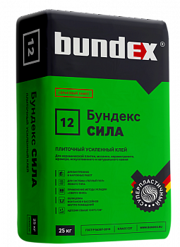 БУНДЕКС Сила Клей плиточный 25кг (48шт/п)