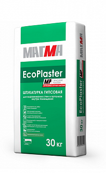 Штукатурка гипсовая МАГМА EcoPlaster MP 30 кг ( 45шт/пал)