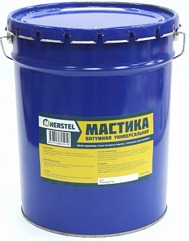 Мастика битумная универсальная  Herstel  20л/18кг в Казани