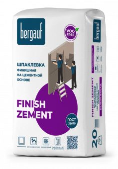 Шпаклевка цементная Bergauf Finish Zement 20 кг