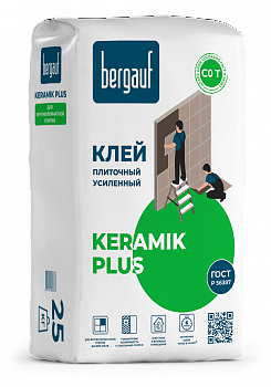 БЕРГАУФ Keramik Plus C1 Клей плиточный универсальный 25кг (56шт/п)