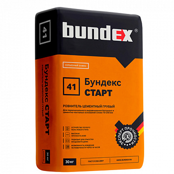 БУНДЕКС Старт Стяжка высокопрочная 30кг (40шт/п)