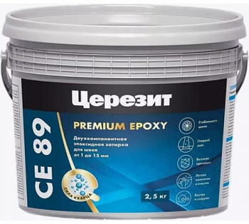 ЦЕРЕЗИТ СЕ89 затирка белая 2.5кг